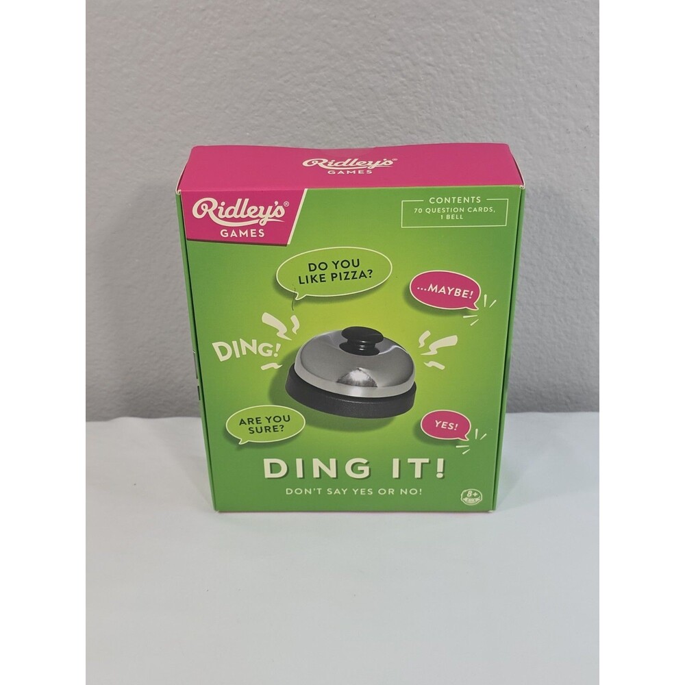 Ridley's DING IT Trivia Game Card Party Games Ding The Bell Steal The Card NEW